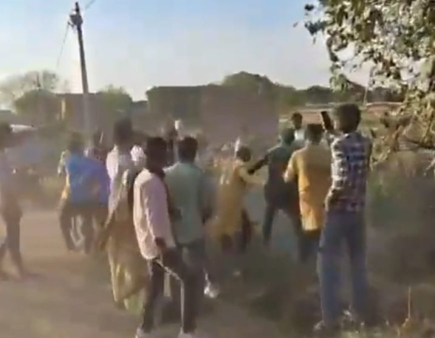 मूर्ति विसर्जन के दौरान दो पक्षों में हुई मारपीट