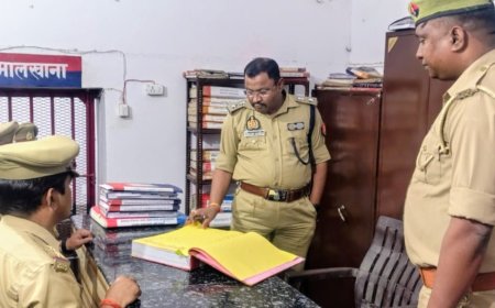 अपर पुलिस अधीक्षक ने सादुल्लानगर थाने का किया औचक निरीक्षण