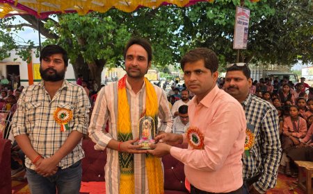 कंपोजिट विद्यालय सरायखास में वार्षिकोत्सव और विदाई समारोह का हुआ आयोजन