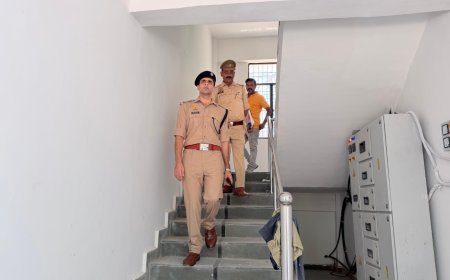 एसपी द्वारा सदर कोतवाली का किया गया आकस्मिक निरीक्षण