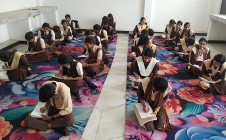 विश्व मजदूर दिवस पर टाइनी टॉट्स स्कूल में निबंध प्रतियोगिता, छात्रों ने दिखाई उत्कृष्ट प्रतिभा