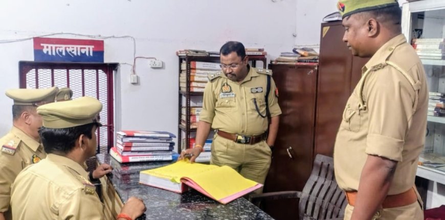 अपर पुलिस अधीक्षक ने सादुल्लानगर थाने का किया औचक निरीक्षण