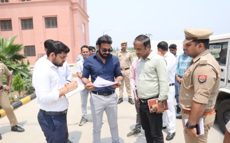 जिलाधिकारी ने किया मां शाकुंभरी विश्वविद्यालय का निरीक्षण