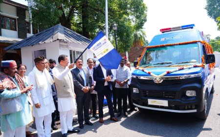 सीएम धामी ने एचडीएफसी बैंक द्वारा प्रदत्त 4 अत्याधुनिक एम्बुलेंस का किया फ्लैग ऑफ