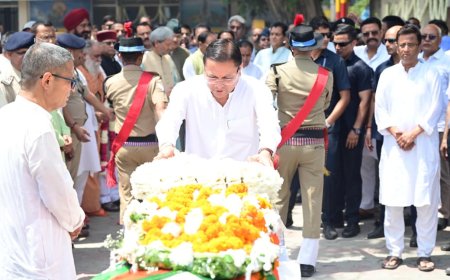 पूर्व मुख्यमंत्री मेजर जनरल भुवन चंद्र खंडूड़ी (से.नि) की अंतिम यात्रा में उमड़ा जनसैलाब