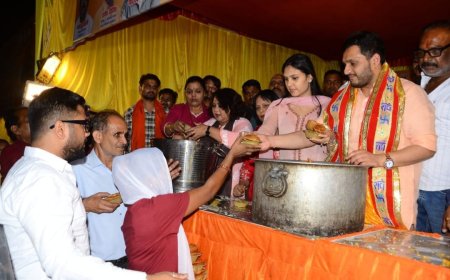 धार्मिक आयोजनों से ईश्वर के प्रति विश्वास एवं आस्था का संगम होता है - विराज सागर दास