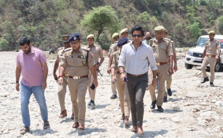 डीएम एवं एसएसपी ने माँ शाकम्भरी देवी मंदिर क्षेत्र का किया भौतिक निरीक्षण