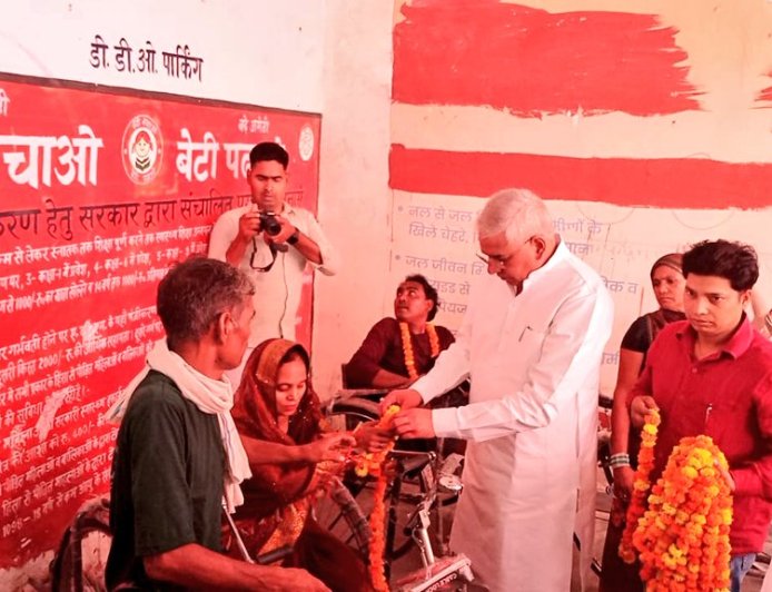 दिव्यांगजनों के जीवन को गति देने की दिशा में बड़ा कदम, 95 लाभार्थियों को मिली ट्राई साइकिल
