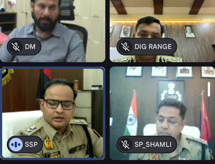 मण्डलायुक्त की अध्यक्षता में हुई सीएम डैश बोर्ड पर विकास कार्यों, कर-करेत्तर एवं राजस्व कार्यों तथा कानून व्यवस्था की वर्चुअल समीक्षा बैठक
