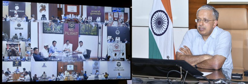 मुख्य सचिव ने सभी मण्डलायुक्तों एवं जिलाधिकारियों के साथ समीक्षा बैठक कर दिए आवश्यक दिशा-निर्देश