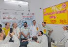 विश्व रक्तदान दिवस पर जिलाधिकारी एवं पुलिस अधीक्षक ने किया रक्तदान