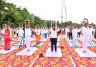 बारहवाँ अंतर्राष्ट्रीय योग दिवस जनपद में उत्साहपूर्वक मनाया गया