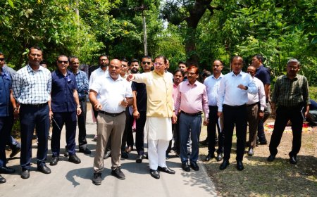 मुख्यमंत्री आवास परिसर में 3-बी गार्डन (बी-फ्रेंडली, बटरफ्लाई-फ्रेंडली एवं बर्ड-फ्रेंडली गार्डन) के निर्माण कार्य का शुभारम्भ