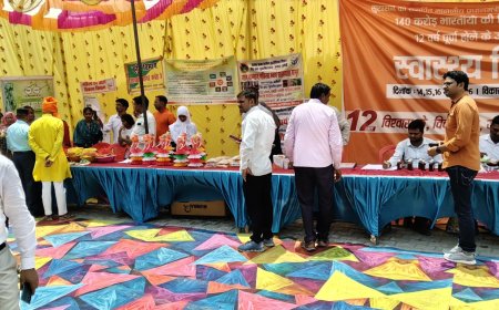 केंद्र सरकार के 12 वर्ष पूर्ण होने पर अमेठी में जनकल्याण शिविर एवं स्वास्थ्य मेलों का शुभारंभ