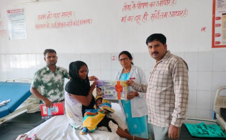महिला कल्याण विभाग ने मनाया कन्या जन्मोत्सव, नवजात बच्चियों को वितरित की बेबी किट