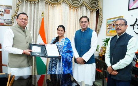 सीएम धामी से सपना राणा ने की मुलाकात