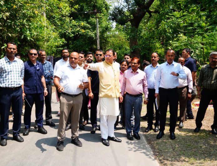 मुख्यमंत्री आवास परिसर में 3-बी गार्डन (बी-फ्रेंडली, बटरफ्लाई-फ्रेंडली एवं बर्ड-फ्रेंडली गार्डन) के निर्माण कार्य का शुभारम्भ