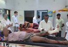 पुरानी छत तोड़ते समय हादसा, मलबे में दबकर दो युवक घायल