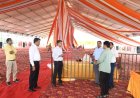 जिलाधिकारी ने मुख्यमंत्री सामूहिक विवाह कार्यक्रम को सकुशल सम्पन्न कराये जाने के दृष्टिगत कार्यक्रम स्थल का किया निरीक्षण