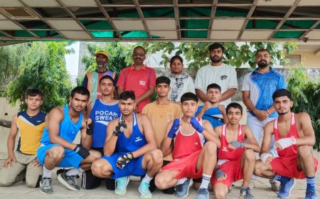 प्रदेश स्तरीय जूनियर बालक बॉक्सिंग प्रतियोगिता के लिए अलीगढ़ मण्डल की टीम घोषित