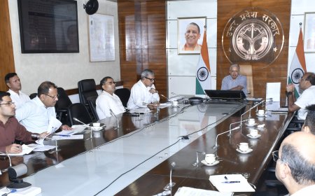 मुख्य सचिव ने की प्रदेश की वर्तमान भूजल स्थिति, जल संरक्षण एवं जल संवर्धन की भावी कार्ययोजना की विस्तृत समीक्षा