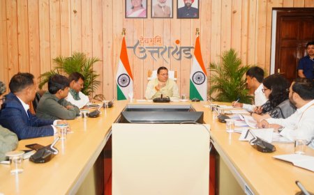 सीएम धामी ने नीति आयोग की टीम के साथ राज्य के विकास के विभिन्न विषयों पर की विस्तृत चर्चा