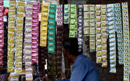मौदहा में नहीं थम रहा है तंबाकू मिश्रित अवैध गुटखा का कारोबार