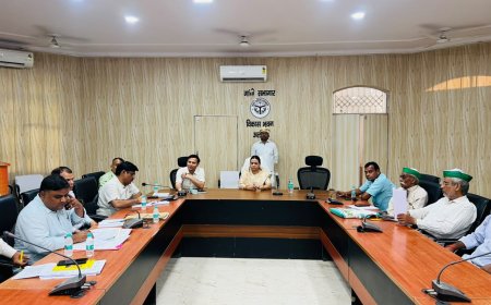 अध्यक्ष जिला पंचायत की अध्यक्षता सिंचाई बन्धु की बैठक संपन्न