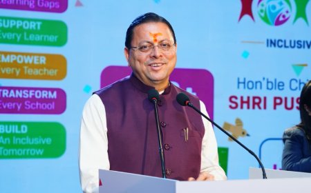 सीएम धामी ने शाइन अवी लर्निंग समावेशी शिक्षा मिशन-2030 का किया शुभारंभ