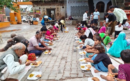 आषाढ़ के तीसरे रविवार पर माँ भुवनेश्वरी धाम में उमड़ा आस्था का सैलाब