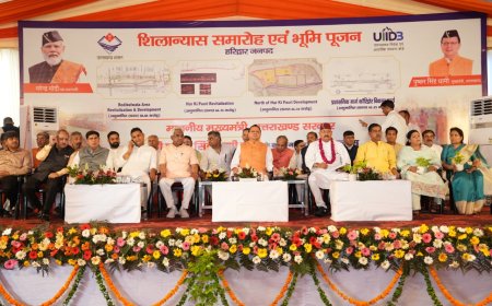 सीएम धामी ने हरिद्वार गंगा कॉरिडोर के अंतर्गत लगभग 235 करोड़ रुपये की चार महत्वपूर्ण परियोजनाओं का किया भूमि पूजन एवं शिलान्यास