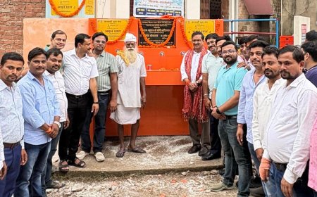 नगर निगम एवं मारवाड़ी युवा मंच के संयुक्त प्रयास से ट्रांसपोर्ट नगर चौराहे पर ‘स्मार्ट प्याऊ’ का लोकार्पण