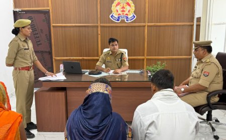 जनसुनवाई में अपर पुलिस अधीक्षक ने सुनीं फरियादियों की समस्याएं