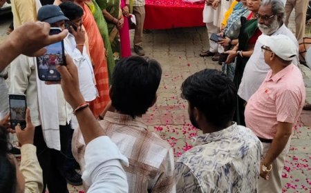 संत शिरोमणि रविदास जी महाराज की 650वीं जयंती का जनपद में रथ और कलश का भव्य स्वागत