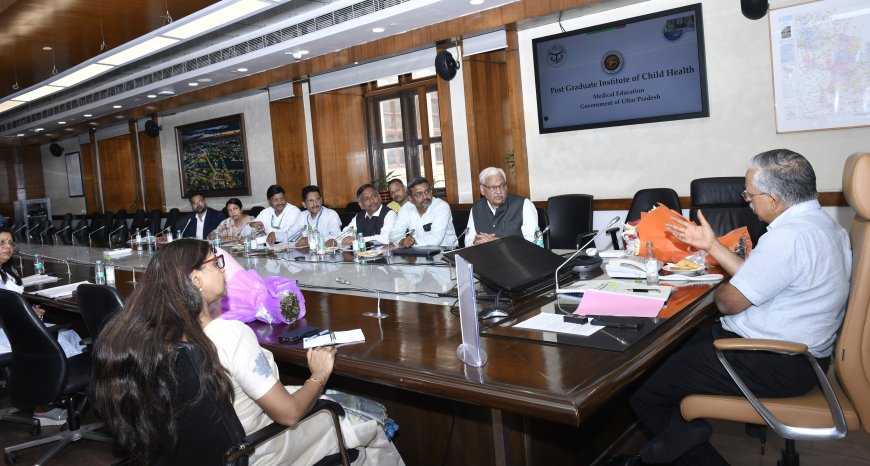 मुख्य सचिव की अध्यक्षता में बाल चिकित्सा एवं स्नातकोत्तर शैक्षणिक संस्थान, नोएडा की 13वीं शासी निकाय की बैठक सम्पन्न