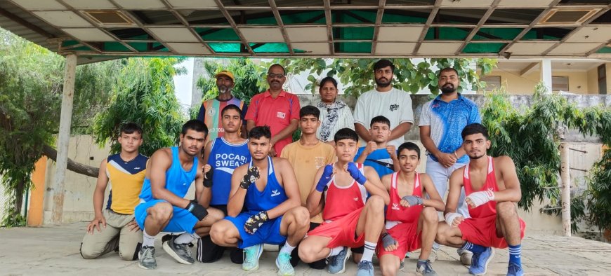 प्रदेश स्तरीय जूनियर बालक बॉक्सिंग प्रतियोगिता के लिए अलीगढ़ मण्डल की टीम घोषित