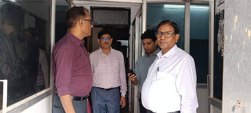 स्थानाभाव की समस्या दूर करने की पहल: डॉ. एन. आर. वर्मा ने कार्यालय का किया निरीक्षण