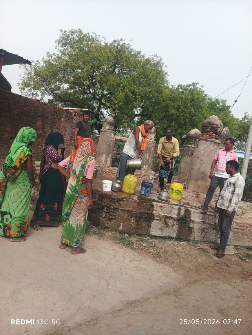 ढाई साल से प्यासे भरखरी के लोग, नहीं आता नमामी गंगे का पानी