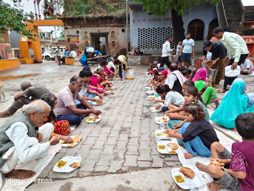 आषाढ़ के तीसरे रविवार पर माँ भुवनेश्वरी धाम में उमड़ा आस्था का सैलाब