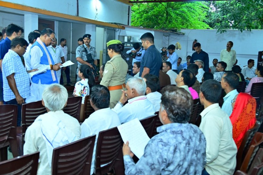 जनता की समस्याओं का समाधान सरकार की सर्वाेच्च प्राथमिकता - केशव प्रसाद मौर्य