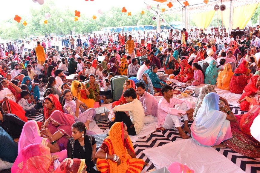 मुख्यमंत्री सामूहिक विवाह योजना के अंतर्गत 160 जोड़ों का वैदिक रीति-रिवाजों से सम्पन्न हुआ विवाह