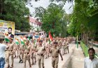 हर घर तिरंगा अभियान के अंतर्गत हमीरपुर पुलिस की भव्य तिरंगा यात्रा सम्पन्न