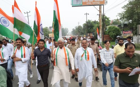‘हर घर तिरंगा’ अभियान के तहत सहारनपुर में भव्य तिरंगा रैली का आयोजन, देशप्रेम के रंग में रंगा शहर