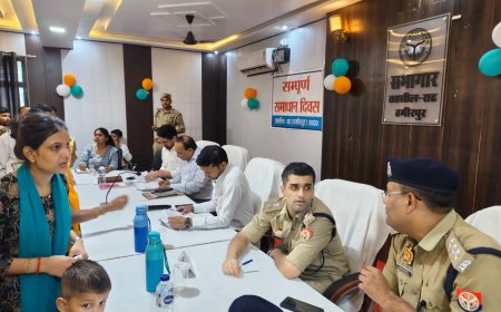 तहसील राठ में आयोजित संपूर्ण समाधान दिवस में सुनी गईं जनसमस्याएं