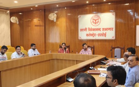 जिलाधिकारी की अध्यक्षता में विद्युत विभाग एवं नेडा की समीक्षा बैठक सम्पन्न
