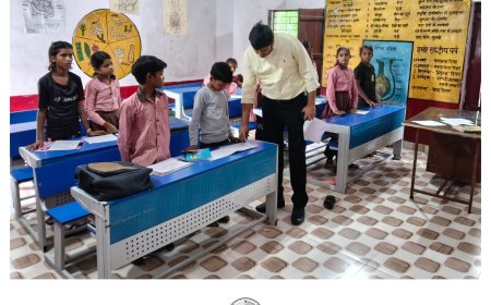 विद्यालयों एवं आंगनवाड़ी केंद्रों का सघन निरीक्षण, लापरवाही पर 4 प्रधानाध्यापक निलंबित एवं 9 को कारण बताओ नोटिस