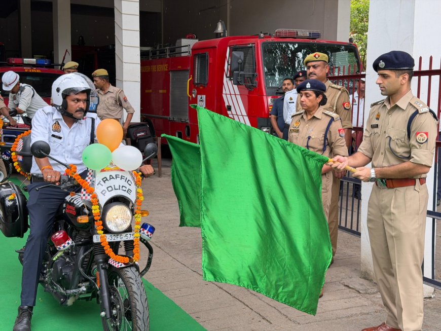 ओवरस्पीड वाहनों पर लगेगी लगाम, यातायात पुलिस को मिली आधुनिक इंटरसेप्टर मोटरसाइकिलें