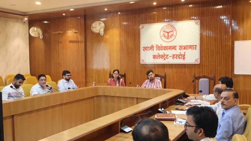 जिलाधिकारी की अध्यक्षता में विद्युत विभाग एवं नेडा की समीक्षा बैठक सम्पन्न