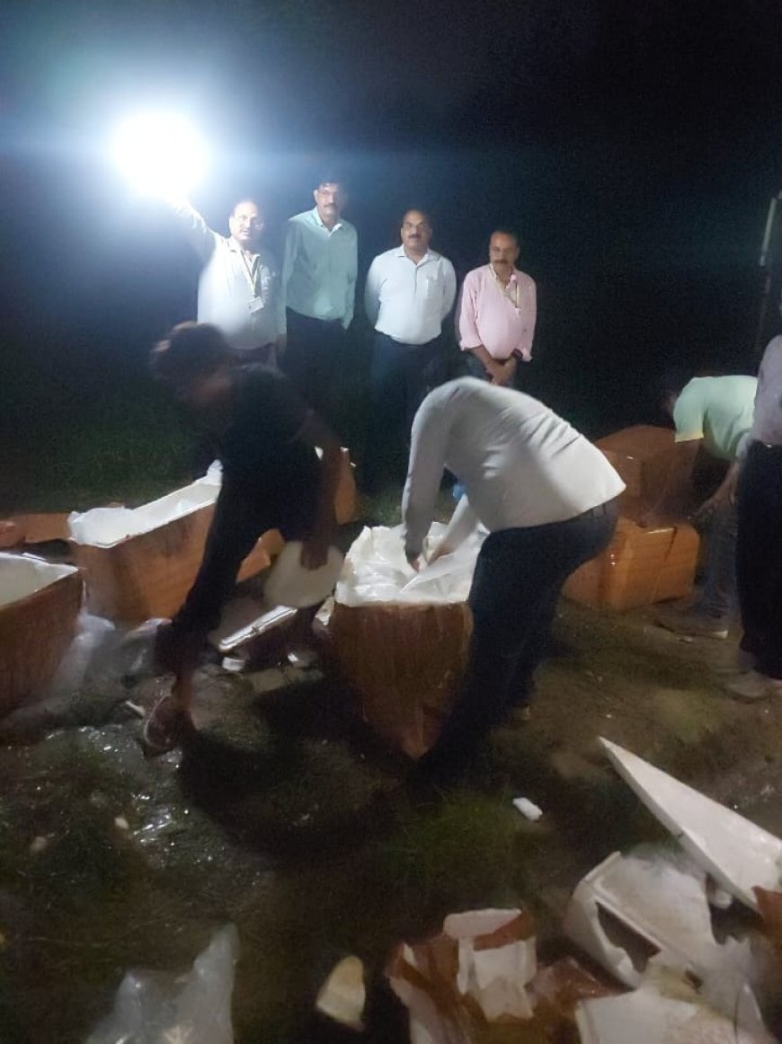 रक्षाबंधन पर्व पर मिलावटखोरों के खिलाफ खाद्य सुरक्षा विभाग की बड़ी कार्रवाई, 15 कुंतल खराब पनीर कराया नष्ट