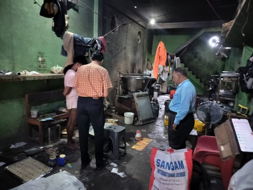रक्षाबंधन पर खाद्य विभाग की बड़ी कार्रवाई, 40 किलो फफूंदी युक्त खोया कराया नष्ट
